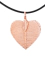 thumb Fashionable Gold Plated Heart Shaped Copper Pendant 2