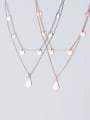 thumb 925 Sterling Silver With  Simplistic  Smooth Round Multi Strand Necklaces 3
