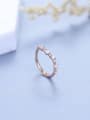thumb Rose Gold Plated Flower Ring 2