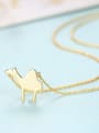 thumb Sterling silver cartoon animal shape camel necklace 2