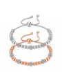 thumb Stainless Steel With Rose Gold Plated Fashion Charm Bracelets 0