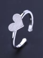 thumb Trendy 925 Silver Heart Shaped Ring 2