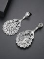 thumb AAA zircon retro court exaggerated luxury water-drop earrings 0