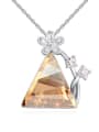 thumb Fashion Triangle austrian Crystal Alloy Necklace 1
