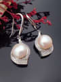 thumb Fashion Freshwater Pearl Water Drop shaped hook earring 0