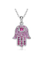thumb Personalized Cubic Zirconias-covered God's Hand 925 Silver Pendant 0
