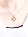 thumb Flower Shell Temperament Clavicle Necklace 1