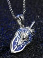 thumb Personalized Sword Shield Pendant Titanium Necklace 2