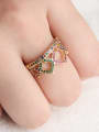 thumb Copper With Cubic Zirconia Fashion Crown Rings 1