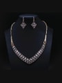 thumb Wedding Party Luxury Two Pieces Jewelry Set 1
