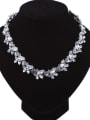 thumb Fashion Marquise Cubic White Stones Alloy Necklace 1