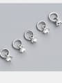thumb 925 Sterling Silver With Silver Plated Classic Flower Bails 2