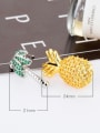 thumb Personalized Asymmetrical Pineapple Coconut Tree Stud Earrings 2