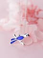 thumb 925 Sterling Silver With Silver Plated Personality Blue Bird Necklaces 2