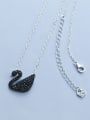 thumb 925 Silver Swan Necklace 2