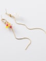thumb Alloy With Imitation Gold Plated Simplistic Friut Threader Earrings 2