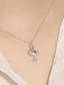 thumb 925 Sterling Silver With Cubic Zirconia Cute Angel Necklaces 1