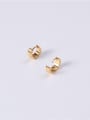 thumb Titanium With Gold Plated Simplistic Geometric Clip On Earrings 4
