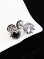 thumb Stainless Steel With Fashion Round Stud Earrings 2