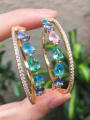 thumb Copper With  Cubic Zirconia Luxury Water Drop Stud Earrings 3