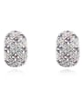 thumb Personalized Shiny austrian Crystals Alloy Stud Earrings 1