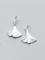 thumb 925 Sterling Silver With Silver Plated Trendy Ginkgo leaf Charms 1