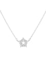 thumb 925 Sterling Silver With Cubic Zirconia Fashion Star Necklaces 3
