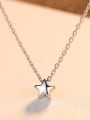 thumb 925 Sterling Silver With Simplistic Star Necklaces 2