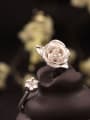 thumb S925 Silver Rose Flowers Opening Ring 2