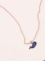 thumb Blue Dolphin Pendant Clavicle Necklace 1