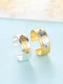 thumb 925 Sterling Silver With Two-tone  Simplistic Monogrammed  Free Size  Rings 1