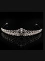 thumb Luxury Micro PAVE Zircons Hollow Heart-shape Hair Accessories 0