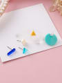 thumb Alloy With Platinum Plated Fashion  Pinkycolor Geometric Stud Earrings 2