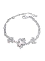 thumb Fashion Cubic Shiny austrian Crystals Alloy Bracelet 3