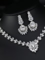thumb Wedding Accessories earring Necklace Jewelry Set 1