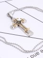 thumb Personalized Exquisite Cross Pendant Titanium Necklace 2