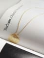 thumb Sterling silver 18K-gold shell  necklace 3