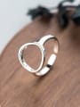 thumb Trendy Round Shaped Open Design S925 Silver Ring 1