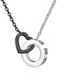 thumb Stainless Steel With Rose Gold Plated Fashion Heart Necklaces 2