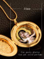 thumb Classical Flowery Round Box Necklace 2