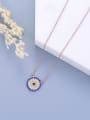thumb Fashion Little Round Cubic Zirconias 925 Silver Necklace 0