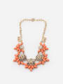 thumb Fashion Artificial Stones Flower Shaped Alloy Necklace 0