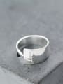 thumb Delicate Open Design Arrow Shaped S925 Silver Ring 0