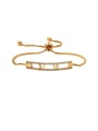 thumb Copper With  Cubic Zirconia Luxury Geometric  Adjustable Bracelets 1