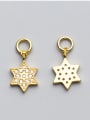 thumb 925 Sterling Silver With 18k Gold Plated Delicate Star Charms 2