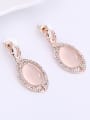 thumb Alloy Rose Gold Plated Fashion Opal Oval-shaped Two Pieces Jewelry Set 2