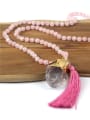 thumb Natural Stones Tassel Pendant Fashion Necklace 3