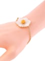 thumb White Enamel Flower Women Bracelet 1