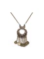 thumb Retro Generous Long Sweater Necklace 0