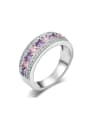 thumb Luxury Western Style AAA Purple Zircons Ring 0